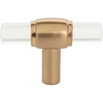 JEFFREY ALEXANDER 775L-SBZ Carmen 2" Length Bar Knob - Satin Bronze