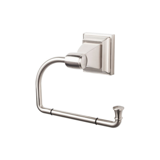 TOP KNOBS STK4BSN TOP BATH (R) Stratton Bath  Wall Mounted Toilet Paper Holder , Brushed Satin Nickel