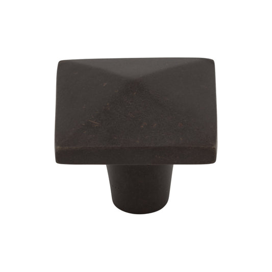 TOP KNOBS M1522 Aspen 1 1/2" Length Square Knob - Medium Bronze