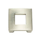 ATLAS 255-BRN Centinel 1 3/4" Length Square Knob - Brushed Nickel