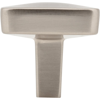 JEFFREY ALEXANDER 905SN Whitlock 1-1/4" Diameter Square Knob - Satin Nickel