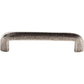 TOP KNOBS M1801 Wedge 3 13/16" Center to Center Bar Pull - Cast Iron