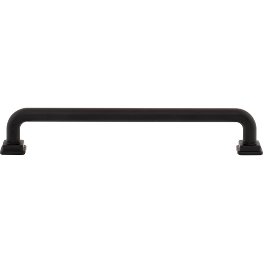 ATLAS A6025-BL Kimberton 6 5/16" Center to Center Bar Pull - Matte Black