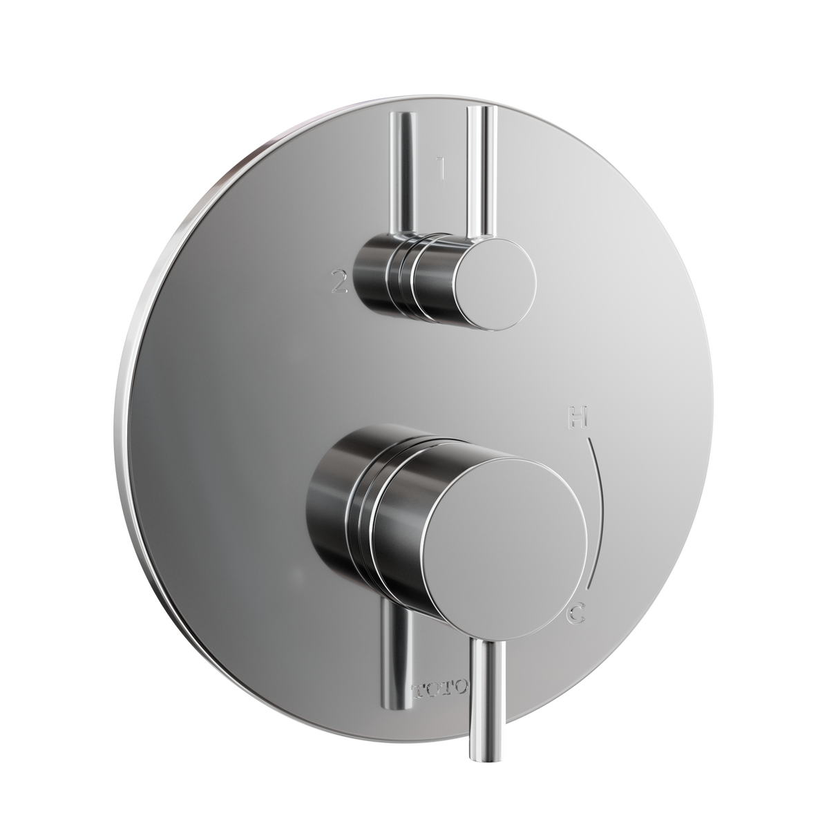 TOTO TBV01802U#CP Round Pressure Balance Valve With Diverter Trim - Polished Chrome