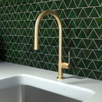 HANSGROHE 72800251 Talis N HighArc Kitchen Faucet, O-Style, 2-Spray Pull-Down, 1.75 GPM - Brushed Gold Optic