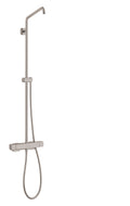 HANSGROHE 26067821 Croma E Showerpipe without Shower Components - Brushed Nickel