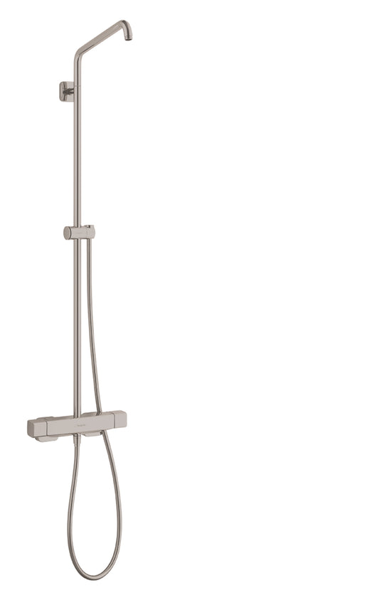 HANSGROHE 26067821 Croma E Showerpipe without Shower Components - Brushed Nickel