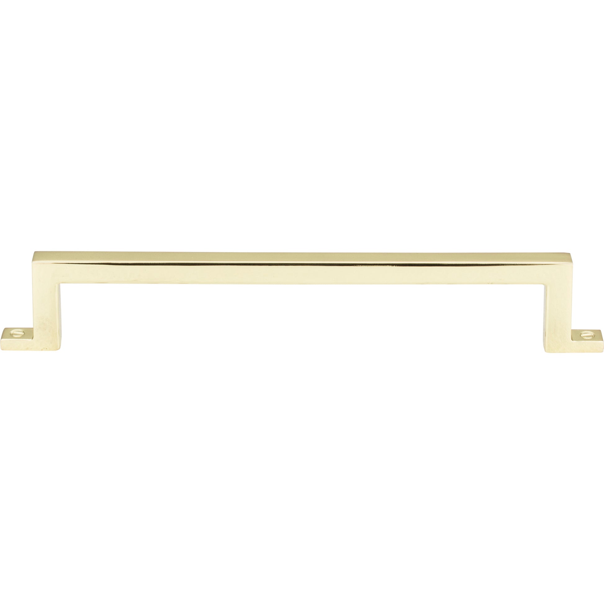 ATLAS 387-PB Campaign 6 5/16" Center to Center Bar Pull - Polished Brass