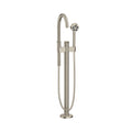 AXOR 48441821 ONE Freestanding Tub Filler Trim with 1.75 GPM Handshower - Brushed Nickel