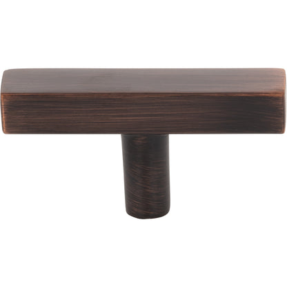 JEFFREY ALEXANDER 845TL-DBAC Dominique 2-1/4" Length Bar Knob - Brushed Oil Rubbed Bronze