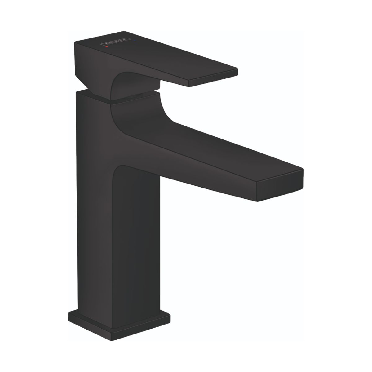 HANSGROHE 32506671 Metropol Single-Hole Faucet 110 with Lever Handle and Pop-Up Drain, 1.2 GPM - Matte Black