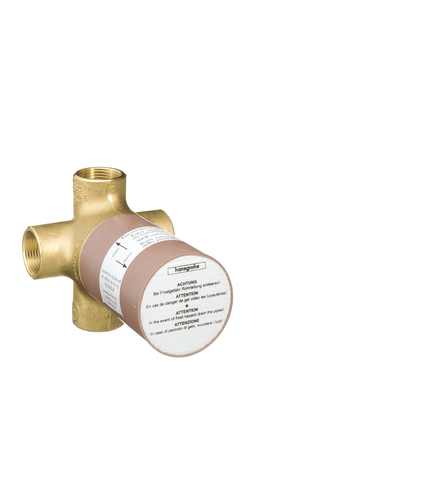 HANSGROHE 15930181  Rough, Quattro 3-Way Diverter, ¾"