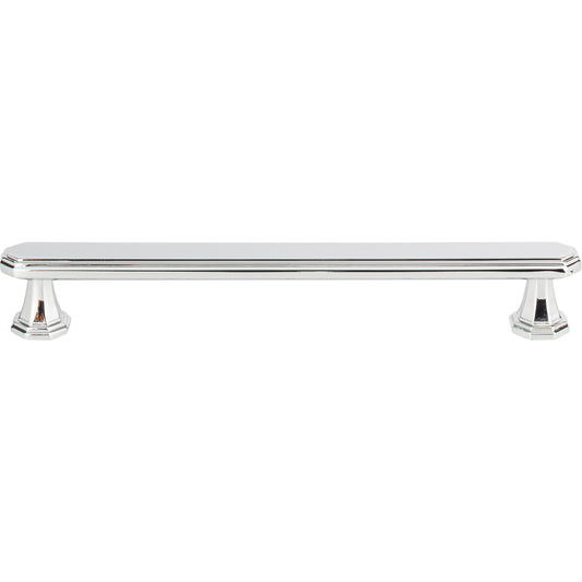 ATLAS 321-CH Dickinson 6 5/16" Center to Center Bar Pull - Polished Chrome