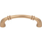 JEFFREY ALEXANDER 445-96SBZ Marie 96 mm Center-to-Center Bar Pull - Satin Bronze