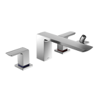 TOTO TBG02202U#CP Gr Two-Handle Deck-Mount Roman Tub Filler Trim With Handshower - Polished Chrome