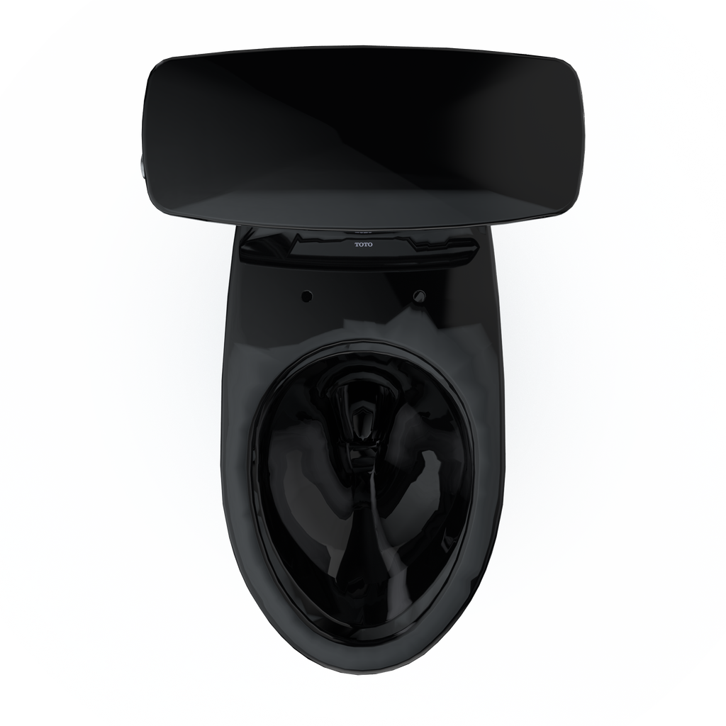 TOTO CST786CE#51 Drake Transitional Two-Piece Elongated 1.28 Gpf Tornado Flush Toilet - Ebony