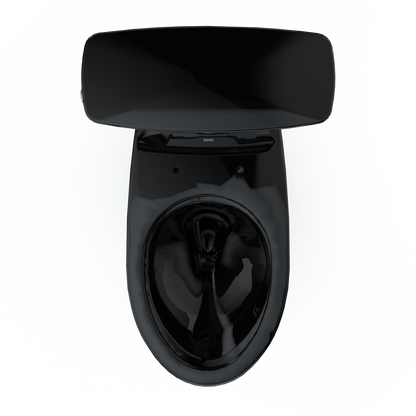 TOTO CST786CE#51 Drake Transitional Two-Piece Elongated 1.28 Gpf Tornado Flush Toilet - Ebony