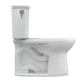 TOTO CST786CEG#11 Drake Transitional Two-Piece Elongated 1.28 GPF TORNADO FLUSH Toilet with CEFIONTECT , Colonial White