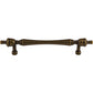 TOP KNOBS M822-7 Somerset Finial 7" Center to Center Bar Pull - German Bronze