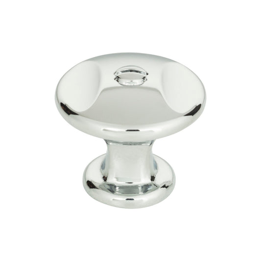 ATLAS A869-CH Ergo 1 3/8" Diameter Round Knob - Polished Chrome