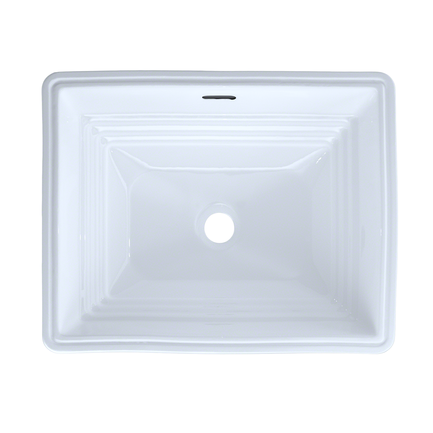 TOTO LT533#01 Promenade Rectangular Undermount Bathroom Sink , Cotton White