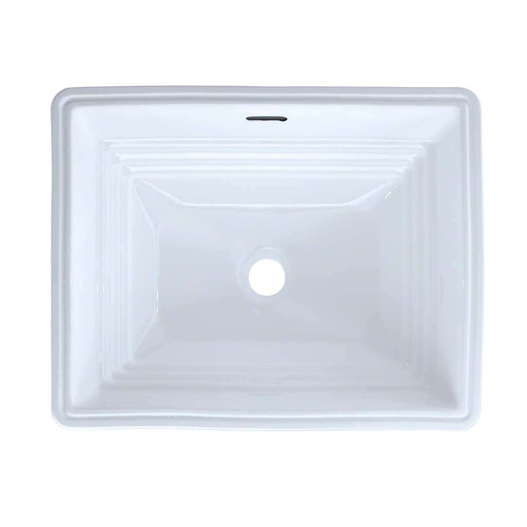 TOTO LT533#01 Promenade Rectangular Undermount Bathroom Sink - Cotton White