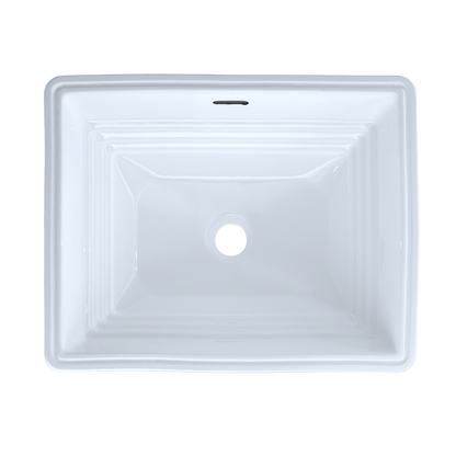 TOTO LT533#01 Promenade Rectangular Undermount Bathroom Sink - Cotton White