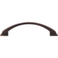 JEFFREY ALEXANDER 944-128DBAC Roman 128 mm Center-to-Center Arch Pull - Brushed Oil Rubbed Bronze