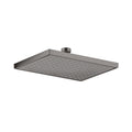 AXOR 35370341 ShowerSolutions Showerhead Square 245/185 1-Jet, 2.5 GPM - Brushed Black Chrome