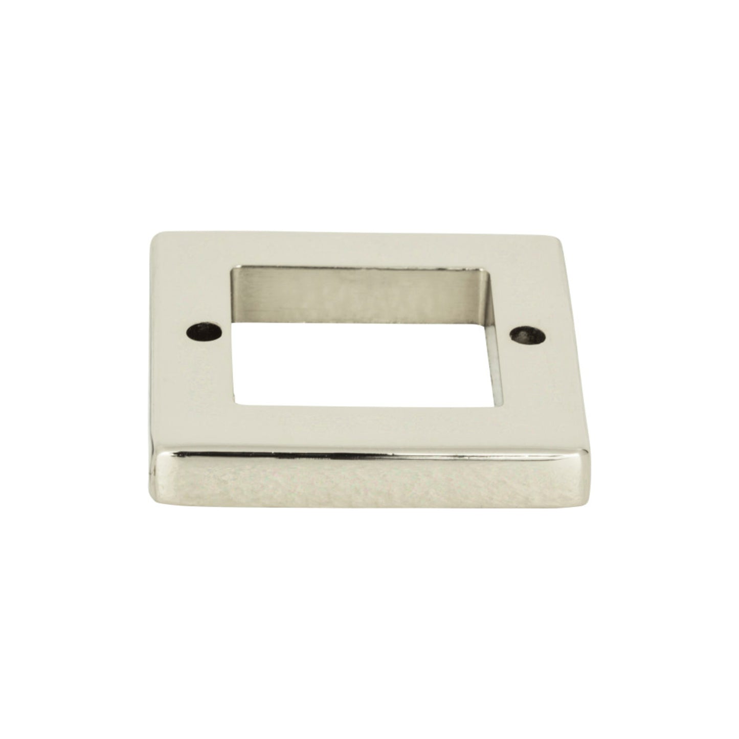 ATLAS 392-PN Tableau Square Pull Backplate , Polished Nickel