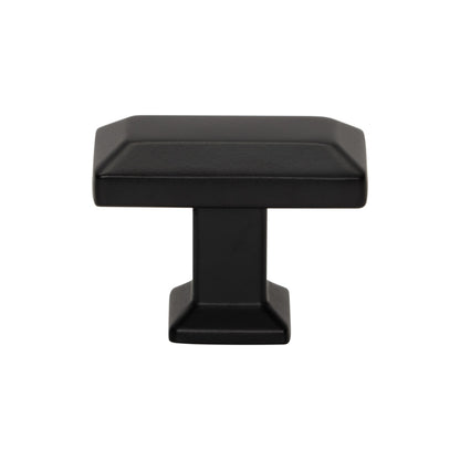 ATLAS A661-BL Sweetbriar Lane 1 3/8" Length Rectangle Knob - Matte Black