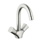 HANSGROHE 71222821 Logis Single-Hole Faucet 150 with Swivel Spout and Pop-Up Drain, 1.2 GPM - Brushed Nickel