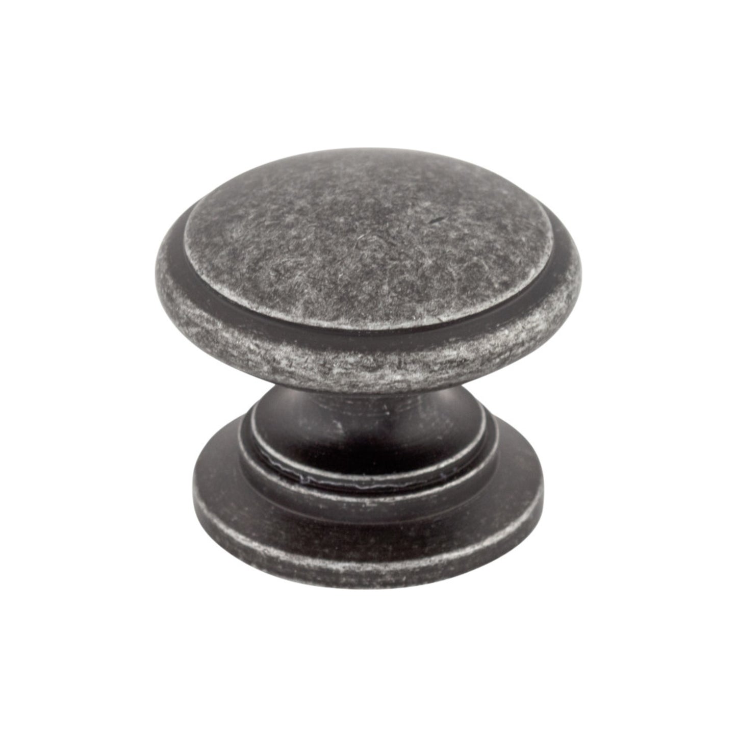 TOP KNOBS M353 Ray 1 1/4" Diameter Round Knob - Black Iron