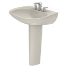 TOTO LPT242.8G#12 Prominence Oval Basin Pedestal Bathroom Sink With Cefiontect For 8 Inch Center Faucets - Sedona Beige