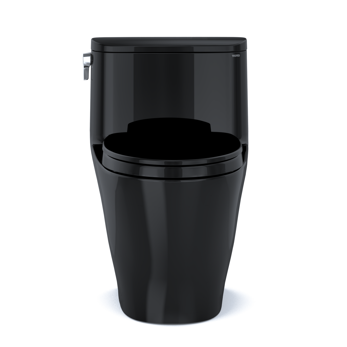 TOTO MS642124CEF#51 Nexus One-Piece Elongated 1.28 Gpf Universal Height Toilet With Ss124 Softclose Seat - Ebony