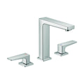 HANSGROHE 32517001 Metropol Widespread Faucet 160 with Lever Handles and Pop-Up Drain, 1.2 GPM - Chrome