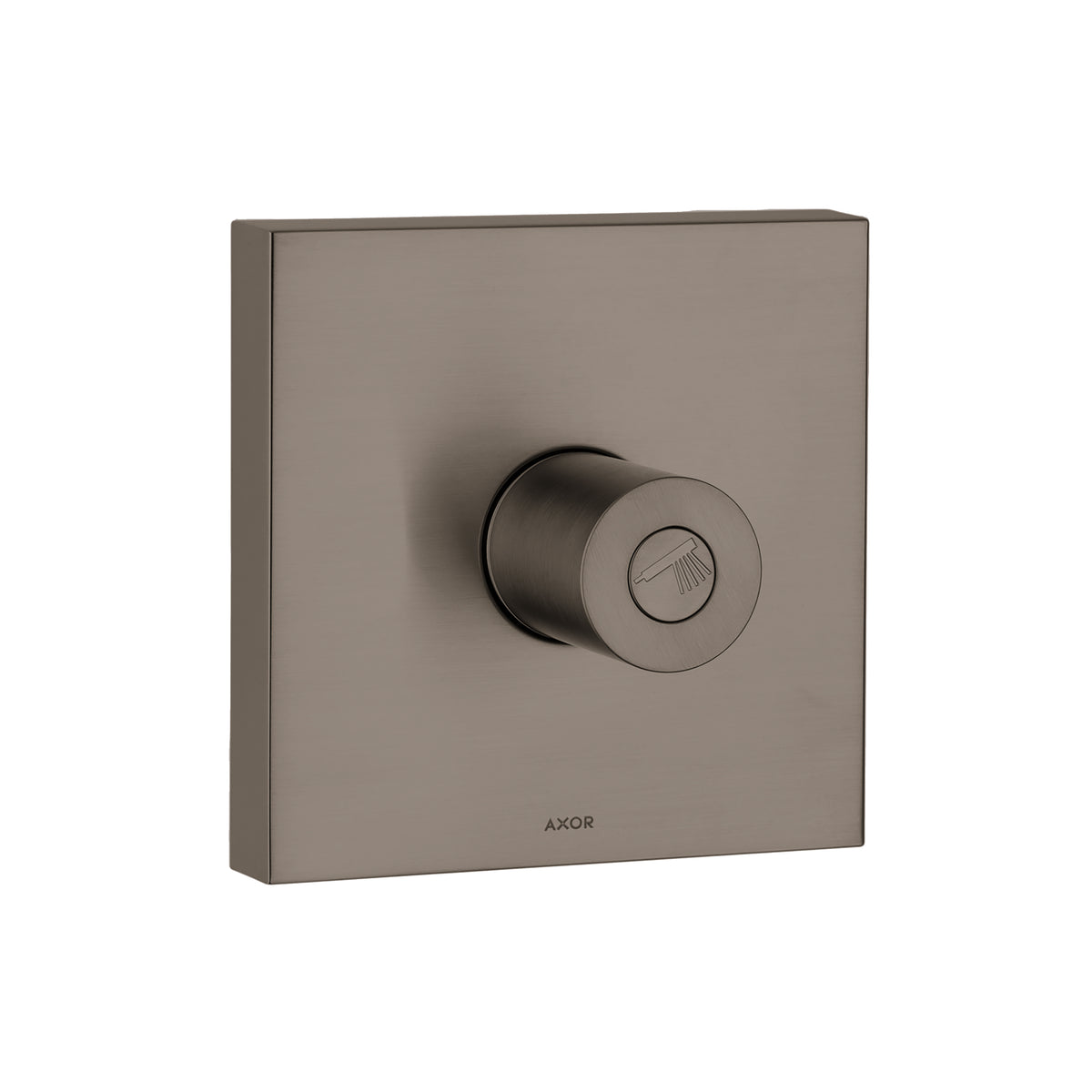 AXOR 10972341 ShowerSolutions Volume Control Trim 5" x 5" - Brushed Black Chrome