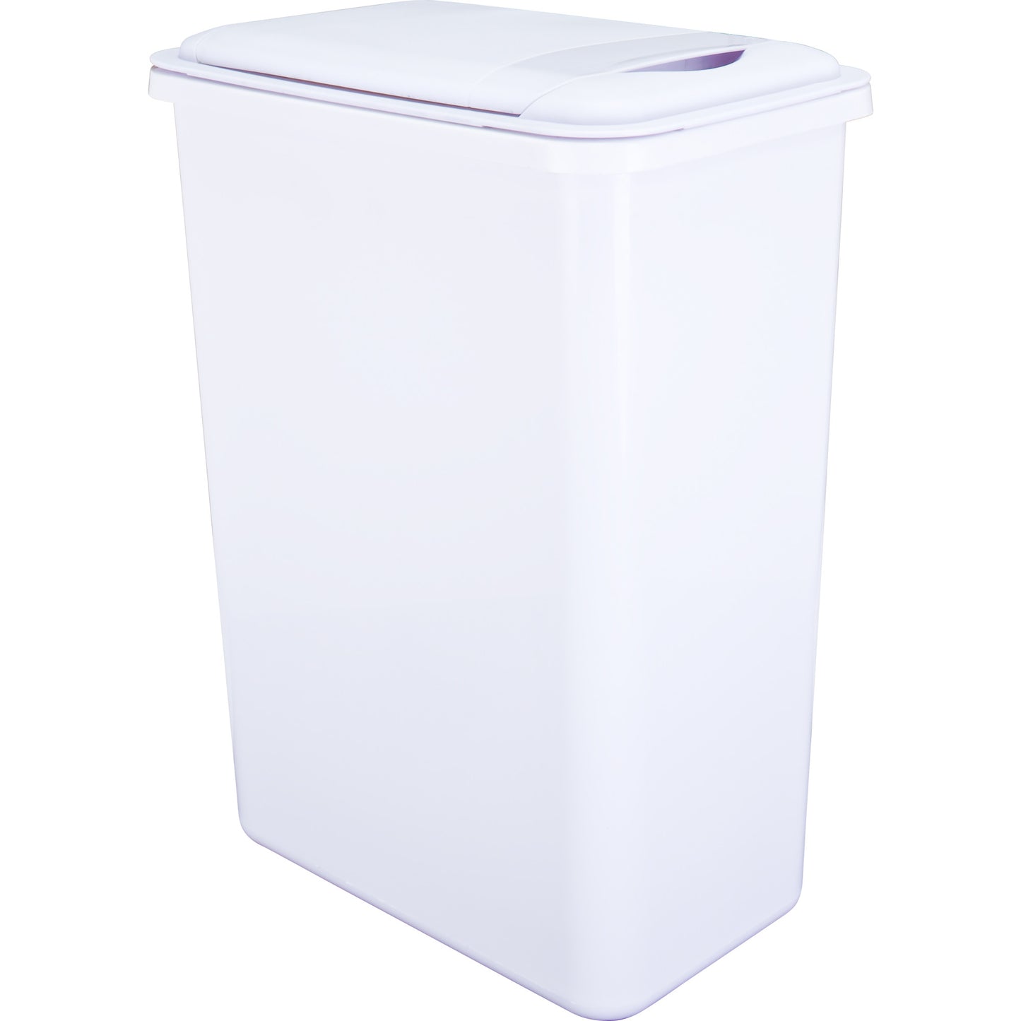 HARDWARE RESOURCES CAN-35W-4 Box of 4 White 35 Quart Plastic Waste Containers - White