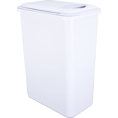 HARDWARE RESOURCES CAN-35W-4 Box of 4 White 35 Quart Plastic Waste Containers - White