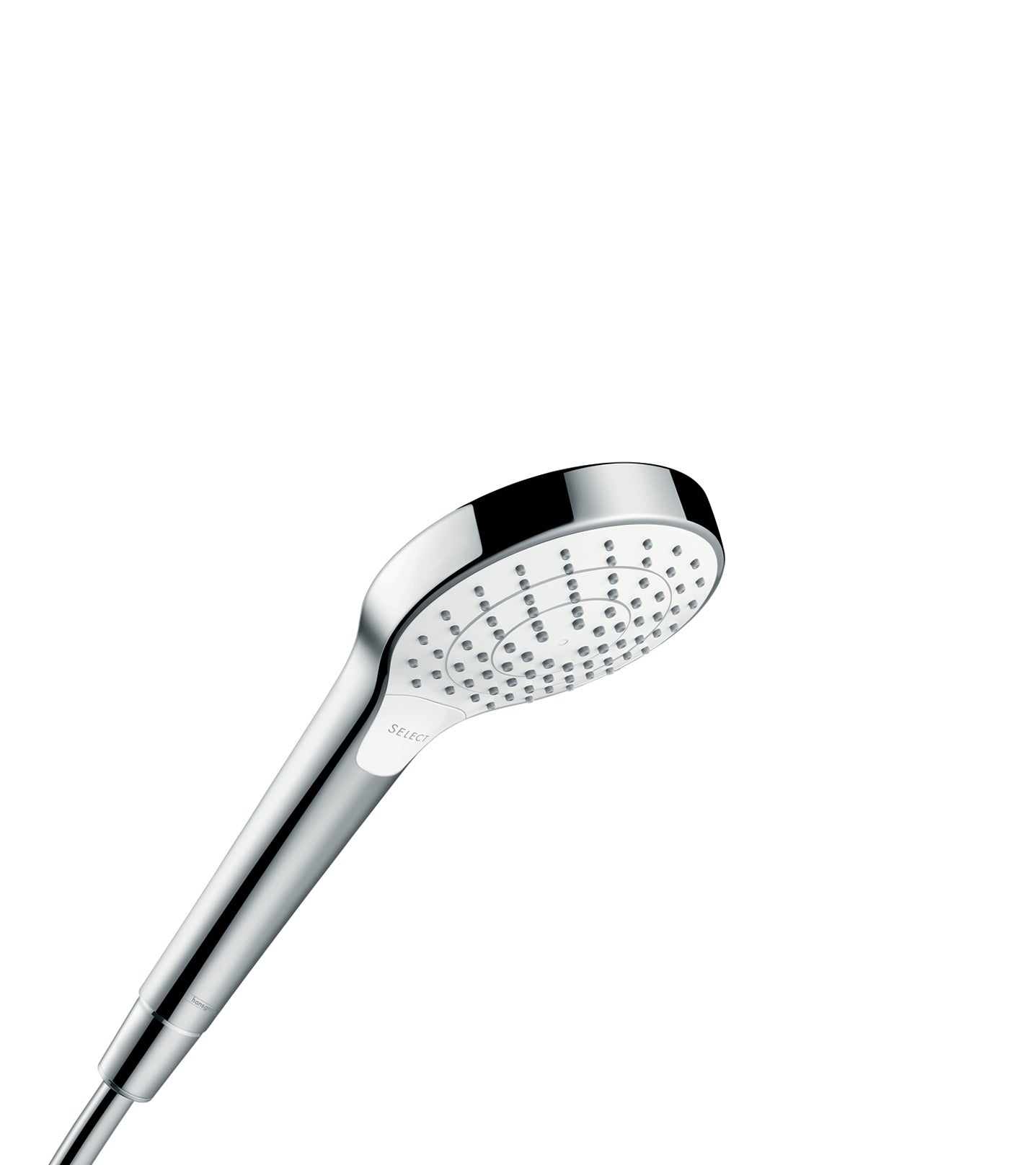 HANSGROHE 26803401 Croma Select S Handshower 110 Vario-Jet, 2.5 GPM - White/Chrome