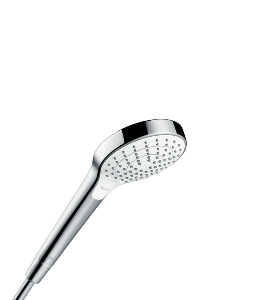 HANSGROHE 26803401 Croma Select S Handshower 110 Vario-Jet, 2.5 GPM - White/Chrome