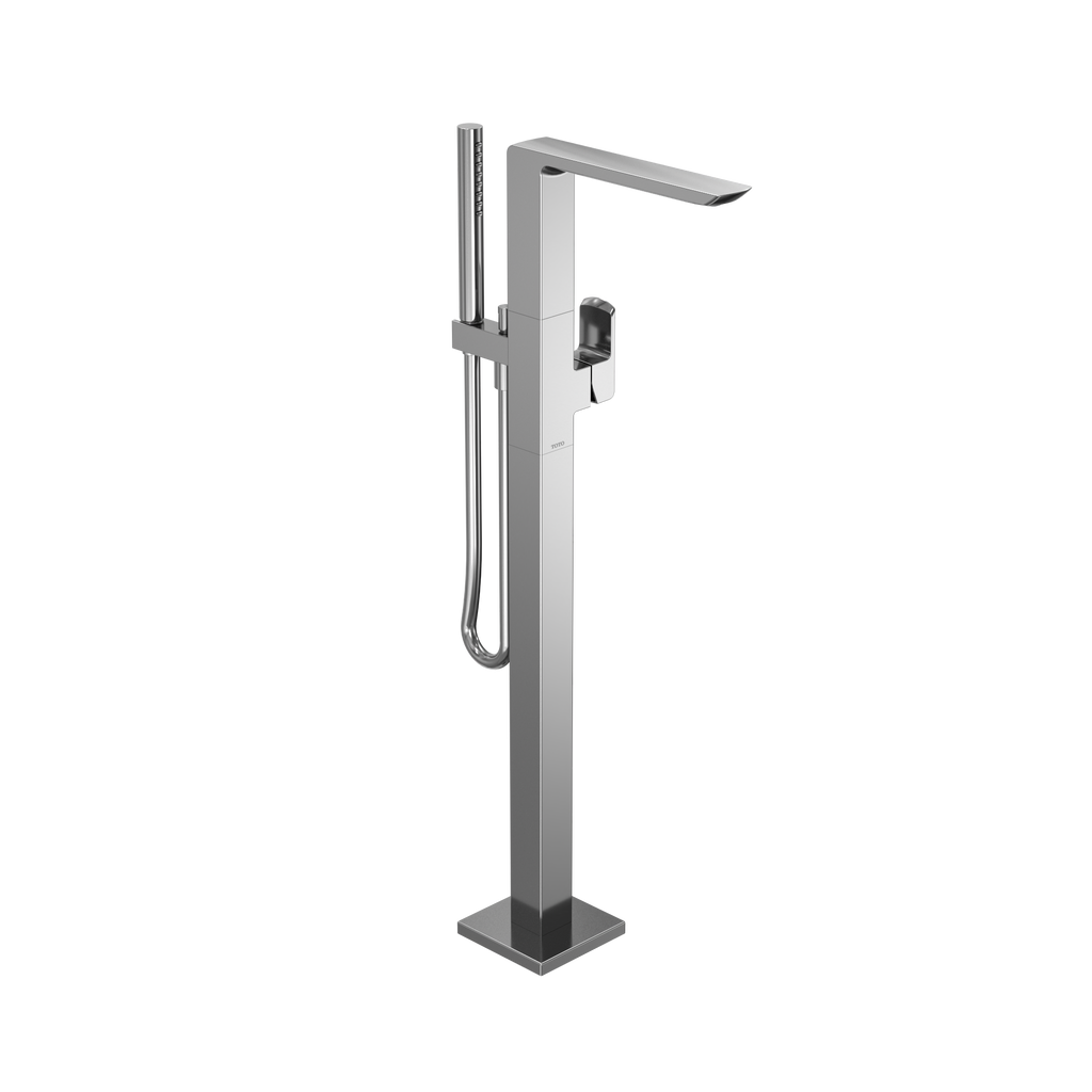 TOTO TBG02306U#CP Gr Single-Handle Freestanding Tub Filler Faucet With Handshower - Polished Chrome
