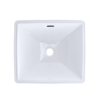 TOTO LT624G#01 Legato Rectangular Undermount Bathroom Sink With Cefiontect - Cotton White