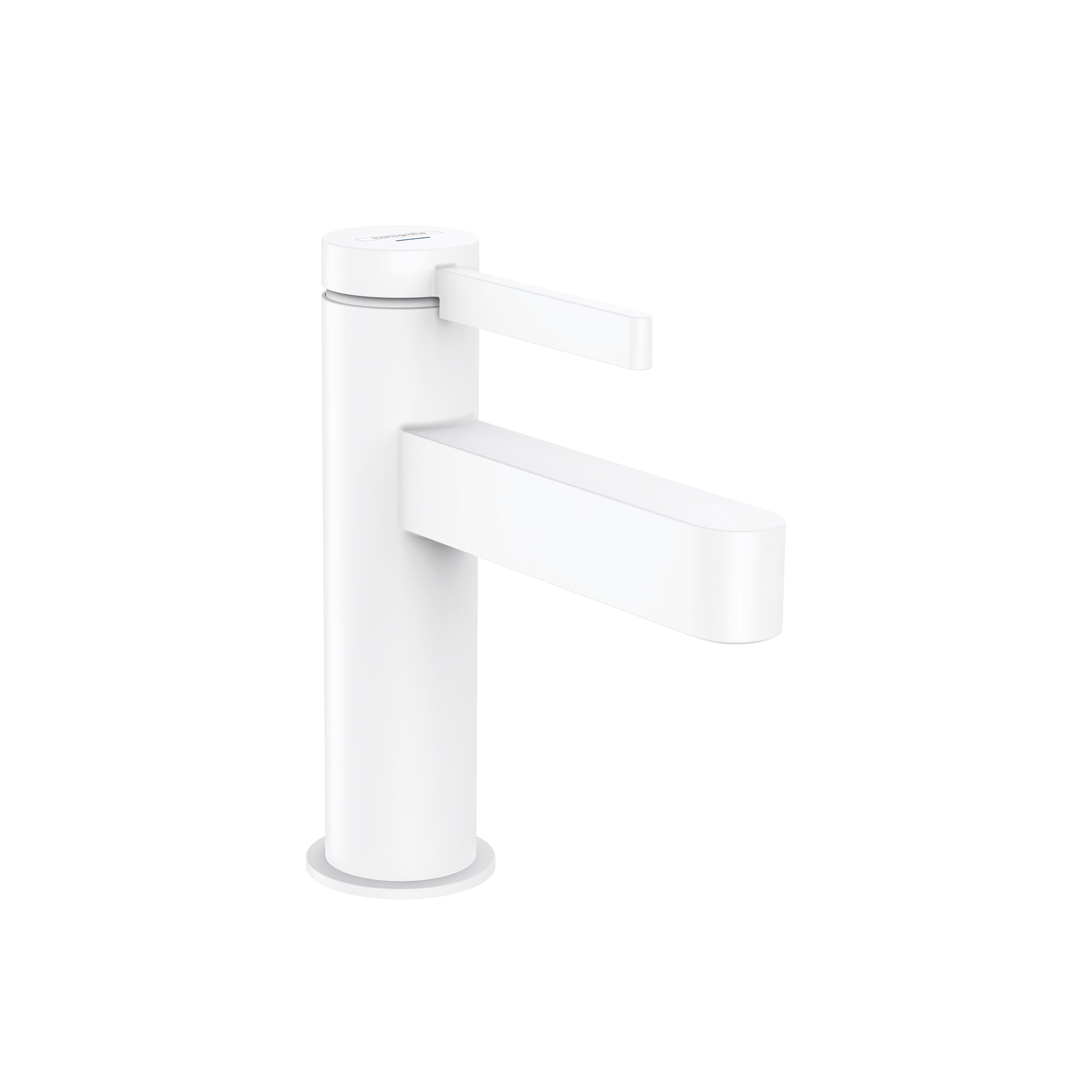 HANSGROHE 76010701 Finoris Single-Hole Faucet 100 with Pop-Up Drain, 1.2 GPM - Matte White