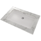 TOTO LT191G#11 Rectangular Undermount Bathroom Sink with CEFIONTECT , Colonial White