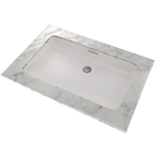TOTO LT191G#11 Rectangular Undermount Bathroom Sink With Cefiontect - Colonial White