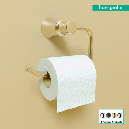 HANSGROHE 04787830 Polished Nickel Joleena Transitional Toilet Paper Holder