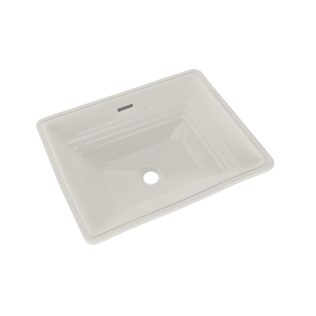 TOTO LT533#11 Promenade Rectangular Undermount Bathroom Sink - Colonial White