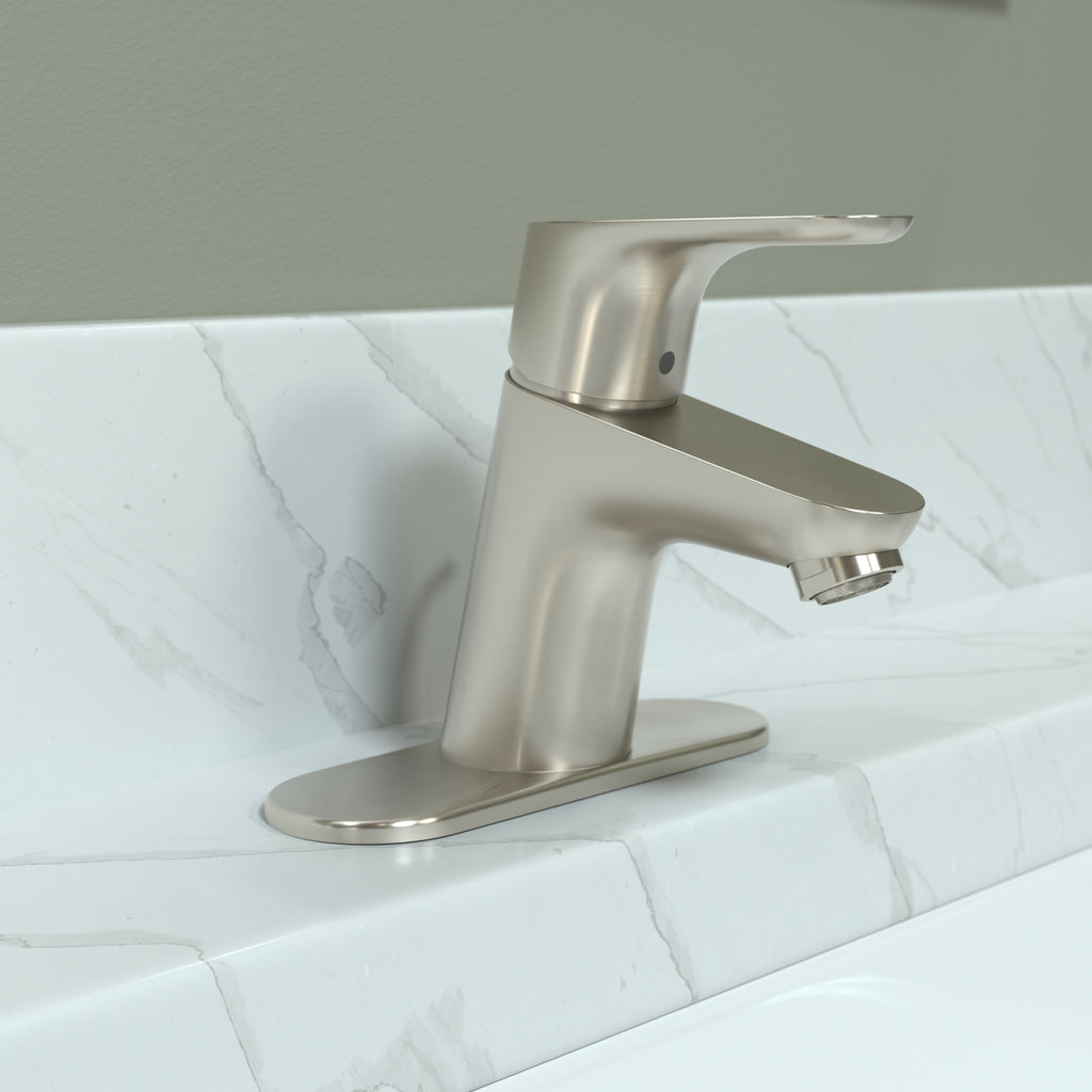 HANSGROHE 04370820 Focus Single-Hole Faucet 70 with Pop-Up Drain, 1.2 GPM - Brushed Nickel