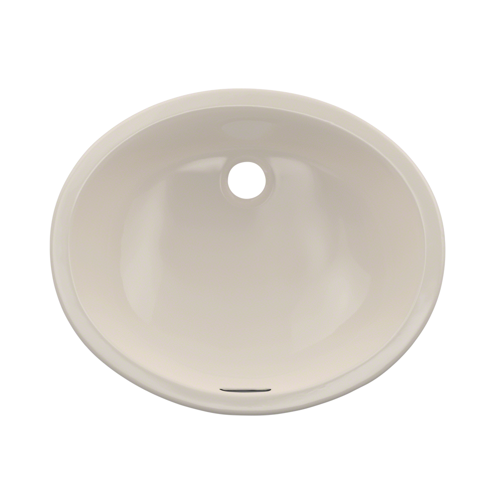 TOTO LT579G#12 Rendezvous Oval Undermount Bathroom Sink With Cefiontect - Sedona Beige